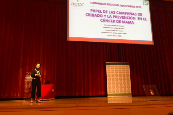 La doctora Cristina Romero Castellano participó en el I Congreso Regional Manchego de personas con cáncer y familiares